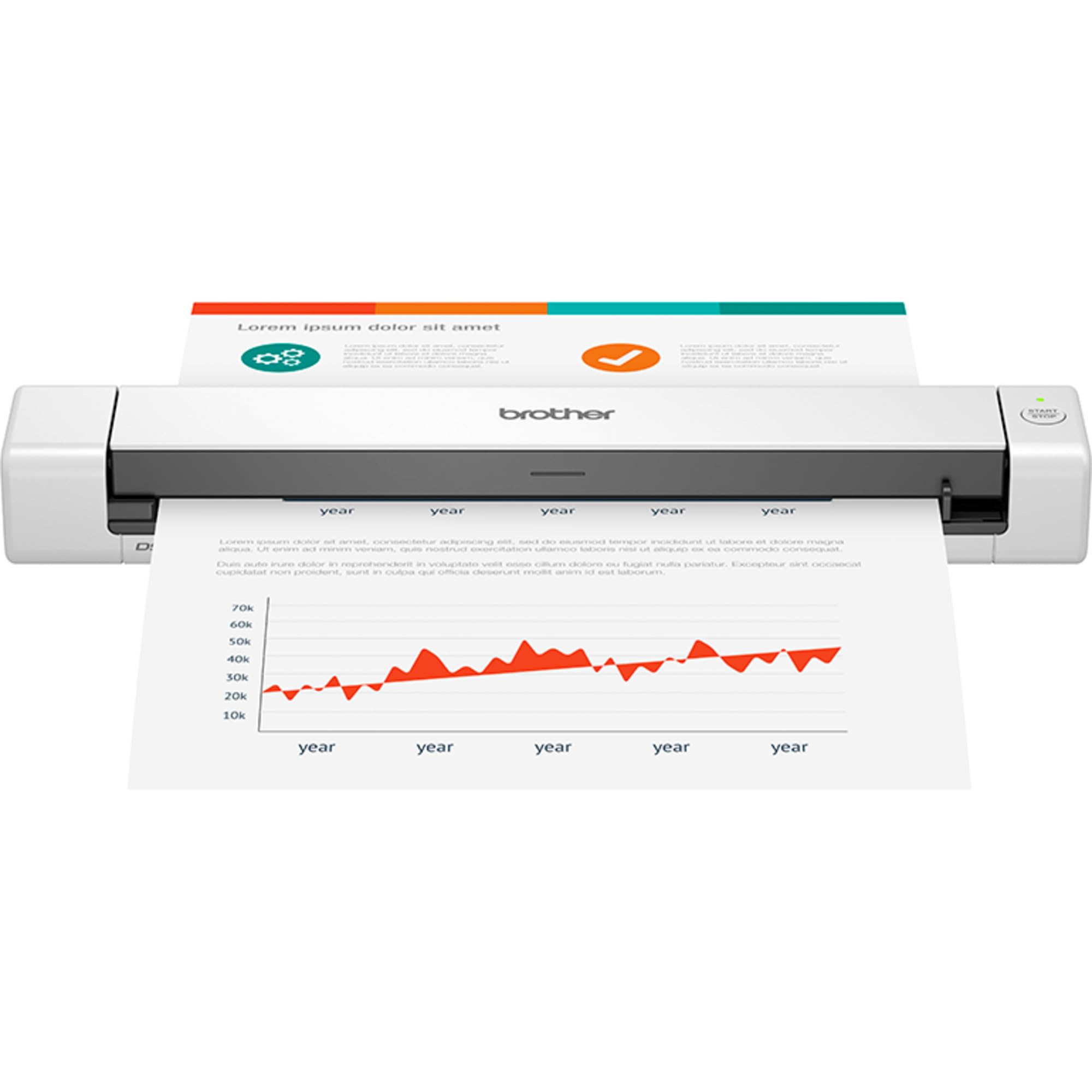 Amazon.com: Brother DS-640 Mobile Scanner | A4 | USB Power Supply
